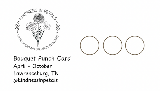 Bouquet Punch Card - 3